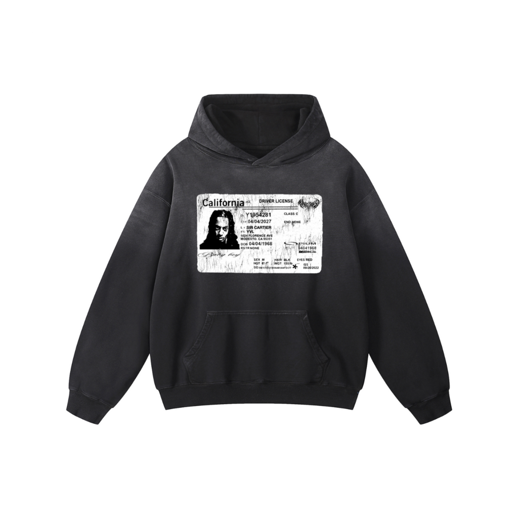 Washed Carti Id Hoodie