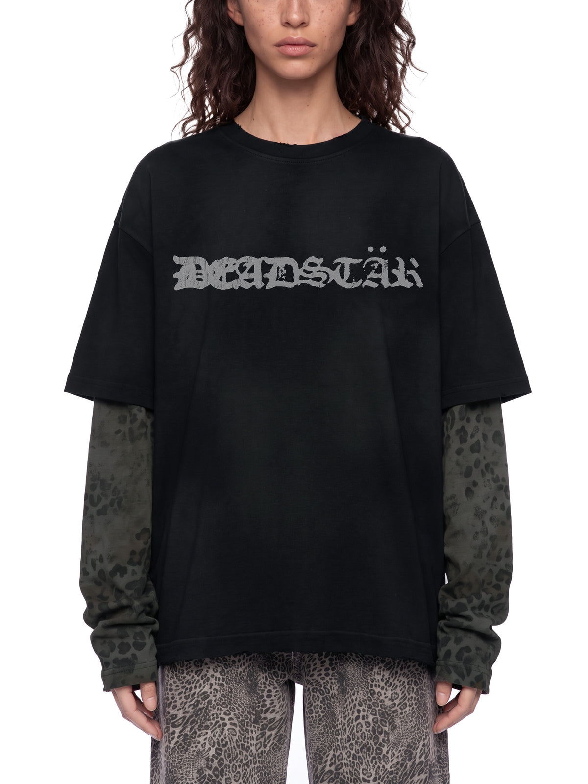 Vintage Leopard Print Longsleeve